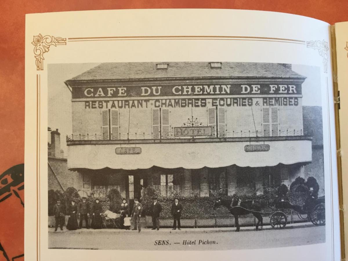 Hotel Du Chemin De Fer Санс Экстерьер фото